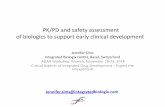 PK/PD and safety assessment of biologics to support early clinical ...