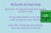 Growth mindset and can do culture