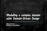 Modelling a complex domain with Domain-Driven Design