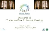 Welcome to The AmeriFlux PI Annual Meeting