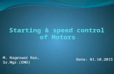 1. Starting & speed control of motors