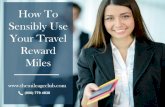 Simple Ways To Use Your Travel Reward Miles