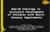 Role of sibling for inclusion