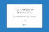 The Microlearning Transformation: Understand How Behavior Change Really Works