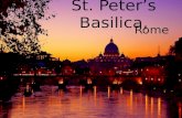 History Lecture 2 St peters Basilica