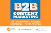 B2B Content Marketing - Benchmarks, Trends, Budgets [2017]