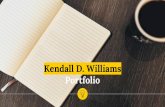 Kendall D. Williams-Digital Marketing Portfolio