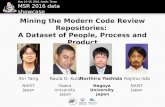 Mining the Modern Code Review Repositories: A Dataset of People, Process and Product (MSR 2016)