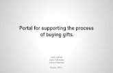 Giftin - Portal for supporting the process of buying gifts.