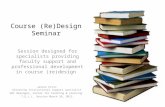 Course (re)design seminar