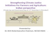 5-Climate Law and Governance- Strengthening Climate Justice Initiatives Focus on Farmers-for COP 21