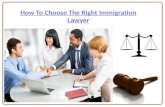 How to choose the right immigration lawyer