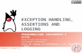 Java Exception Handling, Assertions and Logging