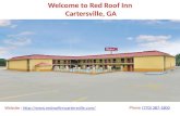 Red roof inn pet friendly hotel in cartersville ga