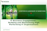 Building and Maintaining a High Performing IT Organization