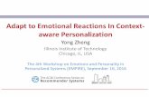 [EMPIRE 2016] Adapt to Emotional Reactions In Context-aware Personalization
