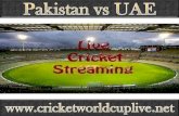 watch Cricket Worldcup pakistan vs uae