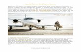 Special private jet charter service
