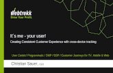 [Rimc 2016] Christian Sauer, CEO Webtrekk, Creating consistent customer experience with cross-device tracking