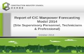 Report of CIC Manpower Forecasting Model 2014