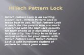 Hi tech pattern lock ppt