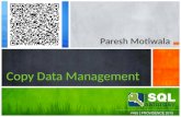 Copy data management