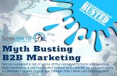 Myth Busting:  B2B Marketing