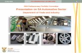 Presentation on SA Automotive Sector