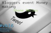Keynote Shane Dallas | Bloggers event Money Making