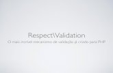 TestFest - Respect\Validation 1.0