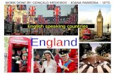 English speaking countries - England