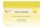 Agile testing organizational mindshift