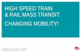 Pierre Izard - SNCF (France) - High Speed Train & Rail Mass Transit: Changing Mobility