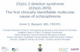 Anne Bassett:  Studying Psychosis in 22q11 Deletion Syndrome