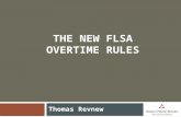 The New FLSA Overtime Rules for Employers