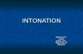 Intonation Report