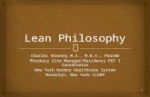 Lean Philosophy 2014