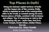 Top 10 places to visit in delhi