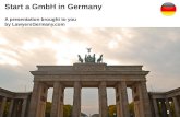 Start a GmbH in Germany