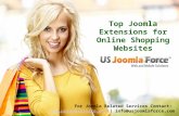 Top joomla extensions for online shopping websites