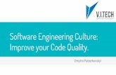 Software Engineering Culture - Improve Code Quality