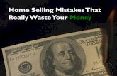 Top home selling mistakes