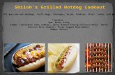Hotdog cookout idea