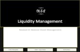 CAIIB Super Notes: Bank Financial Management: Module D: Balance Sheet Management: Liquidity Management