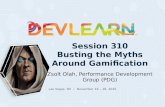 DevLearn 2016: Busting the Myths Around Gamification