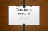 Editing and transitions research