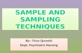 Sample and sampling techniques