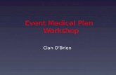 Event Medical Plan Workshop