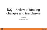 A view of funding changes by ICQ delivered at Peer Meetup 18th Nov 2016