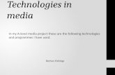 Technologies in media project